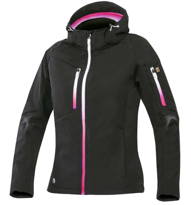 Kurtka softshell damska ARDON CREATRON  czarno-różowa
