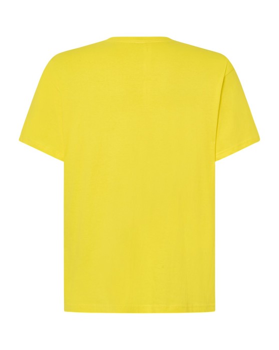 Koszulka T-shirt męska z krótkim rękawem cytrynowo żółty/lemon yellow TSRA 150 regular JHK