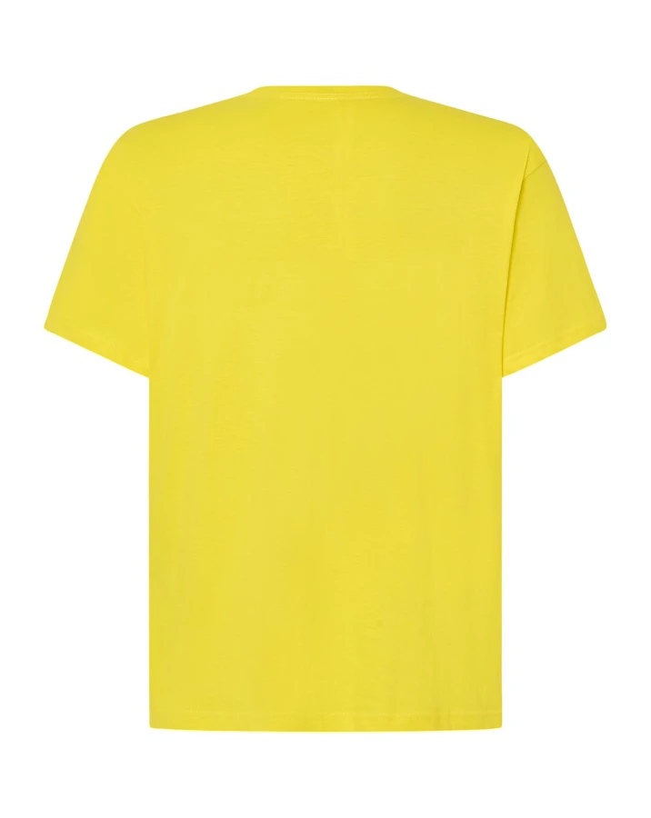 Koszulka T-shirt męska z krótkim rękawem cytrynowo żółty/lemon yellow TSRA 150 regular JHK