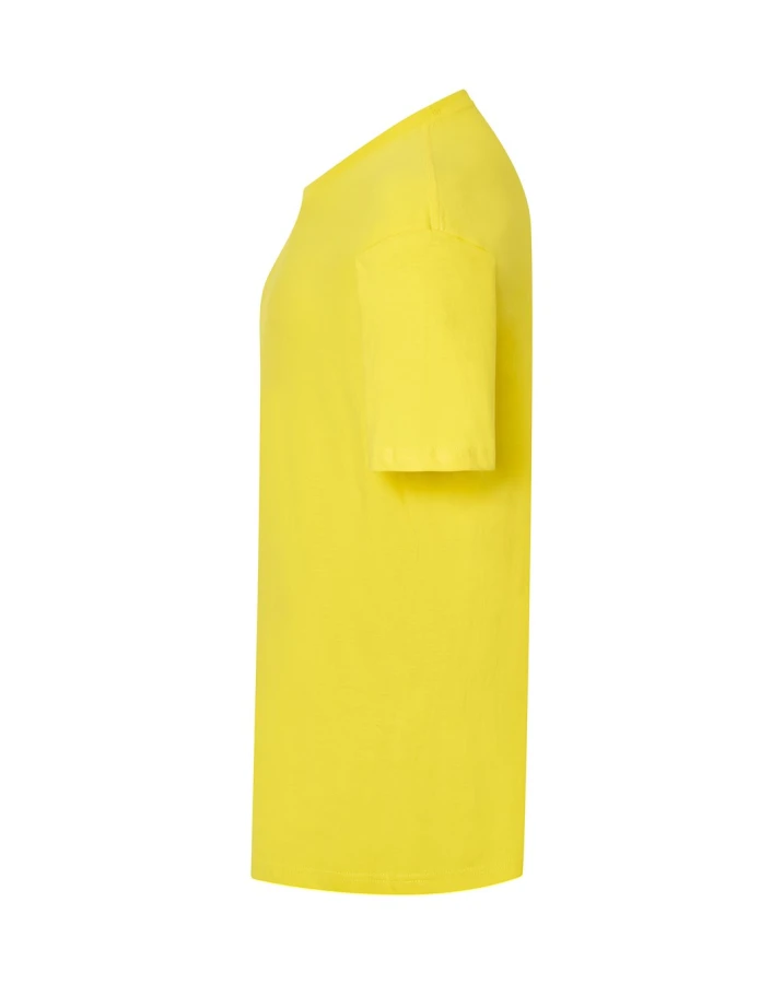 Koszulka T-shirt męska z krótkim rękawem cytrynowo żółty/lemon yellow TSRA 150 regular JHK