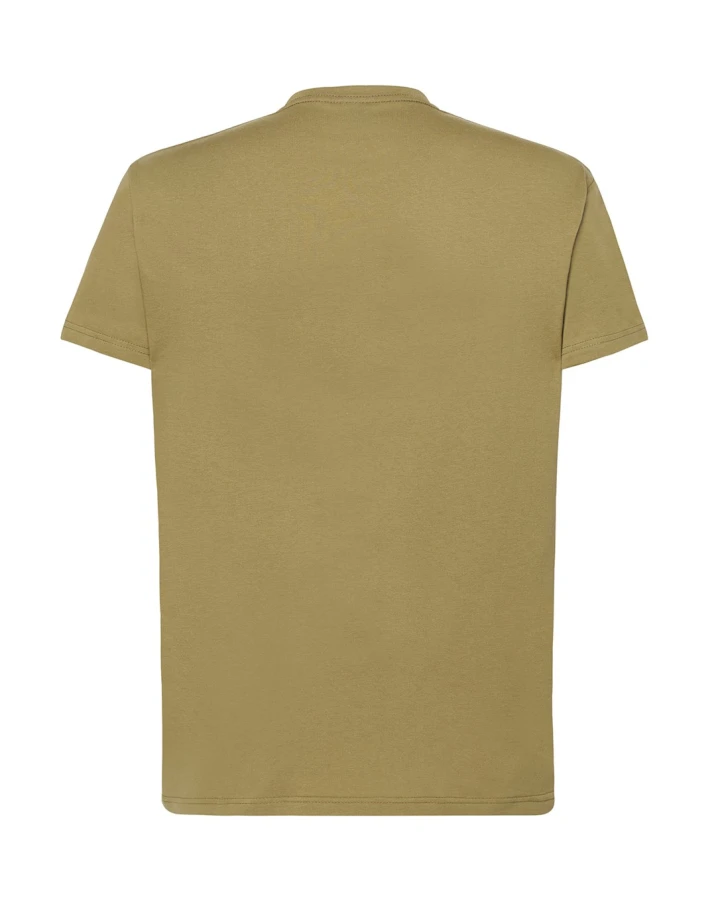 Koszulka T-shirt męska z krótkim rękawem zieleń amazońska/amazonia green TSRA 150 regular JHK
