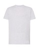 Koszulka T-shirt męska z krótkim rękawem popielaty melanż/ash melange TSRA 150 regular JHK