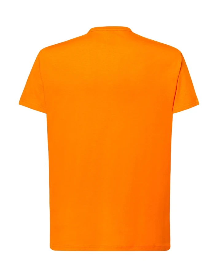 Koszulka T-shirt męska z krótkim rękawem pomarańczowy TSRA 150 regular JHK