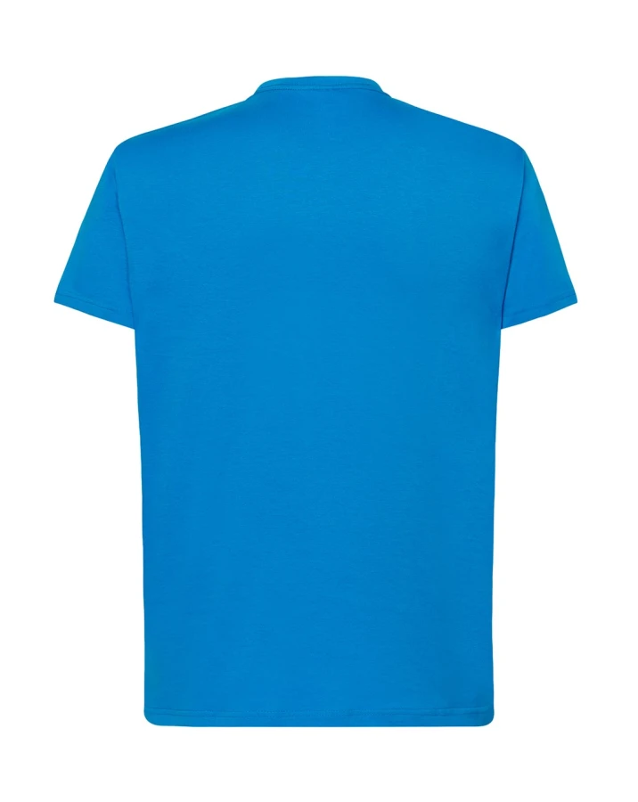 Koszulka T-shirt męska z krótkim rękawem aqua turkusowy TSRA 150 regular JHK