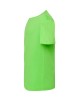 Koszulka T-shirt męska z krótkim rękawem lime / limonkowy TSRA 150 regular JHK